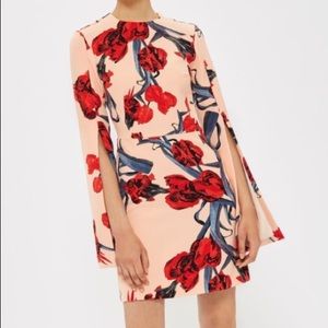 Topshop Manga Sprint Split A-Line Dress